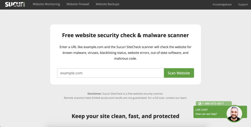 web security tool sucuri