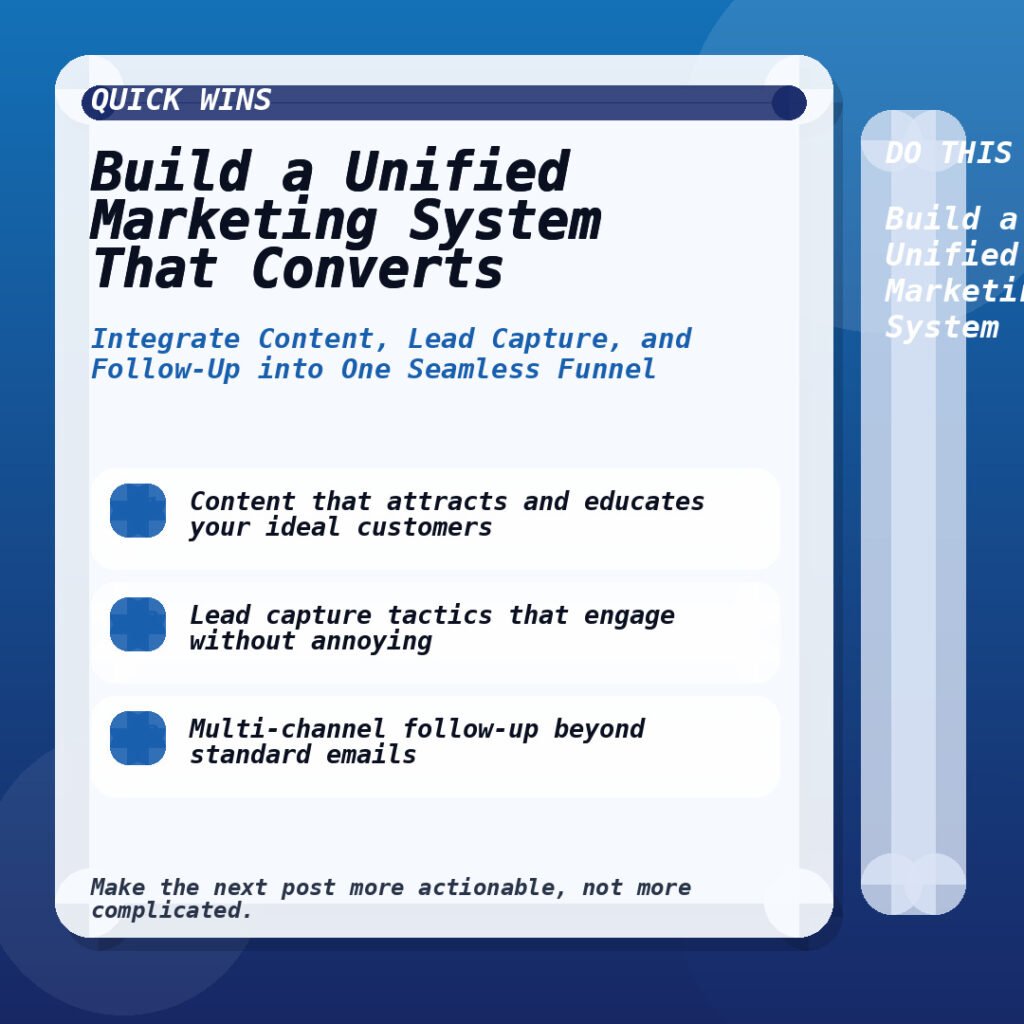 Build a Unified Marketing System That Converts