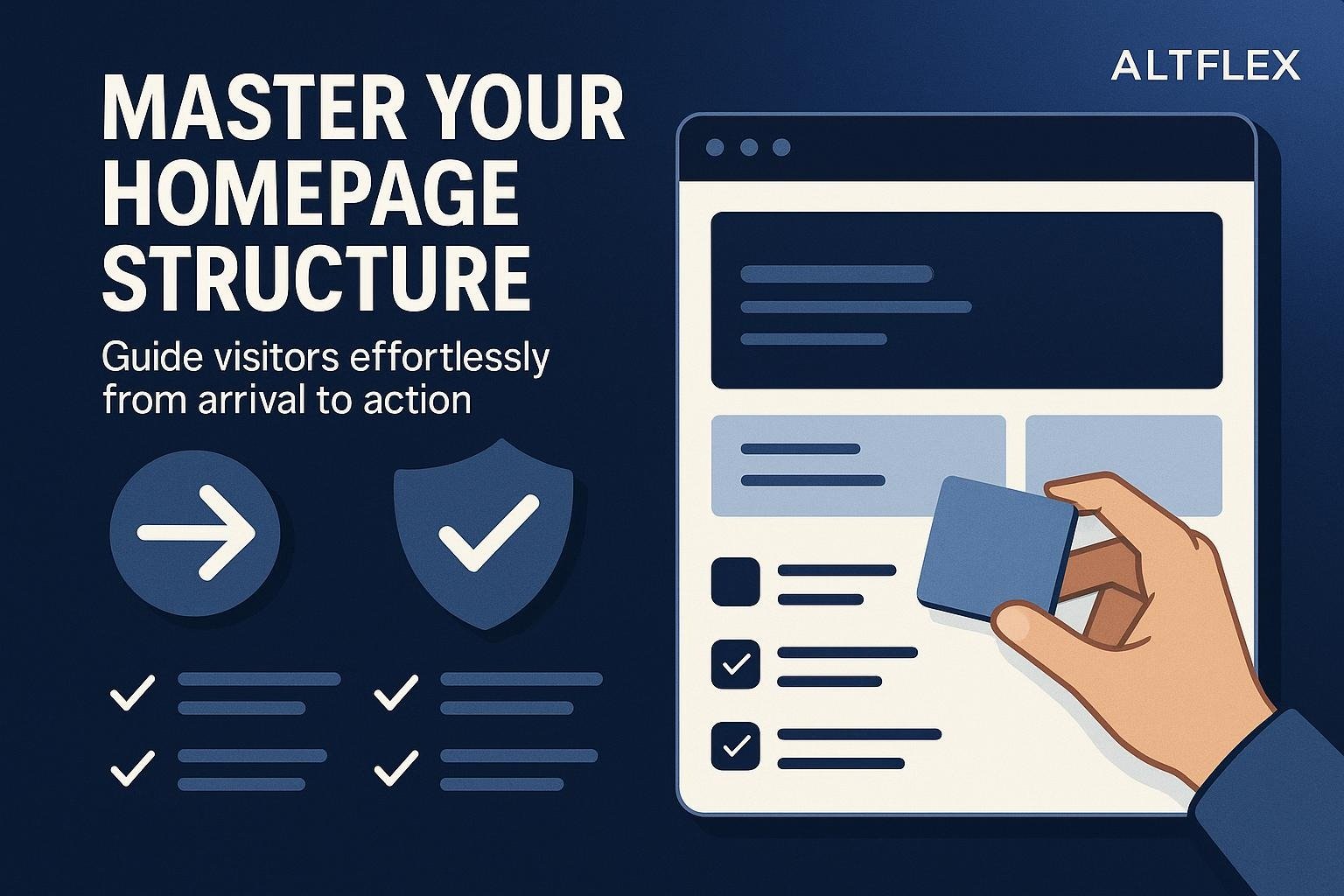 Mastering Homepage Structure to Guide Visitors Seamlessly Toward Action